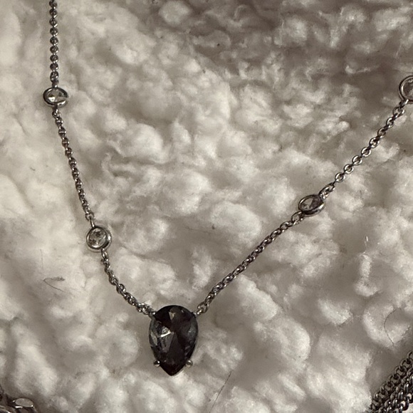 Stella & Dot Silver Layered Necklace - Picture 4 of 15